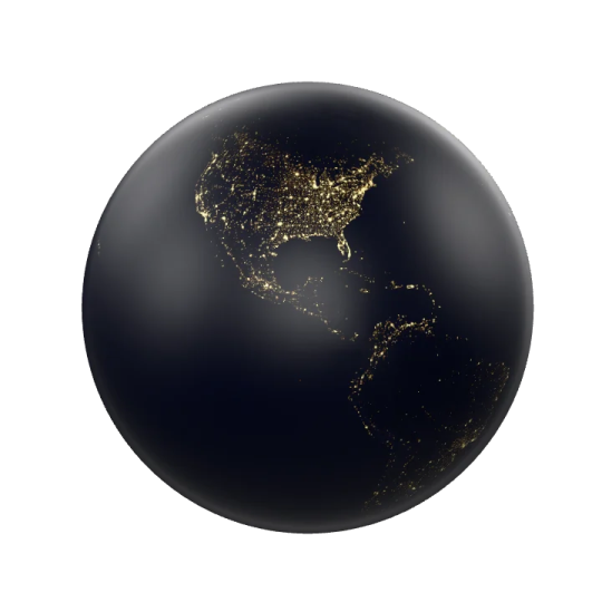 an image of the earth at night