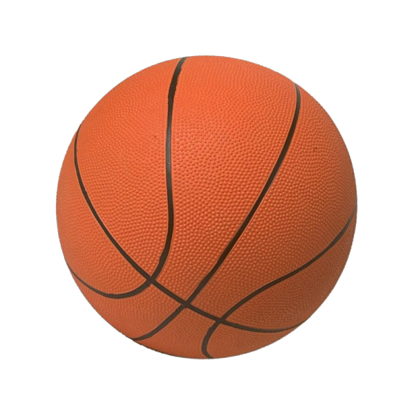 a basketball ball on a white background