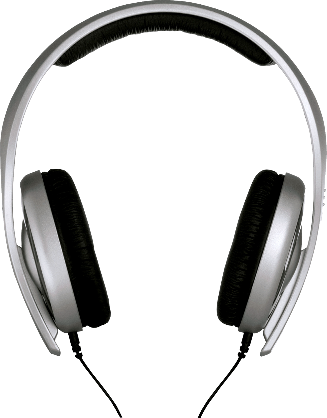 a pair of headphones on a white background