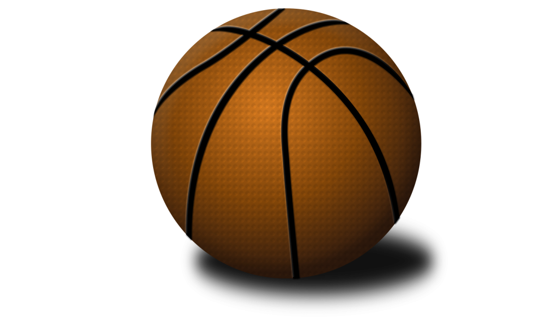 a basketball ball on a white background