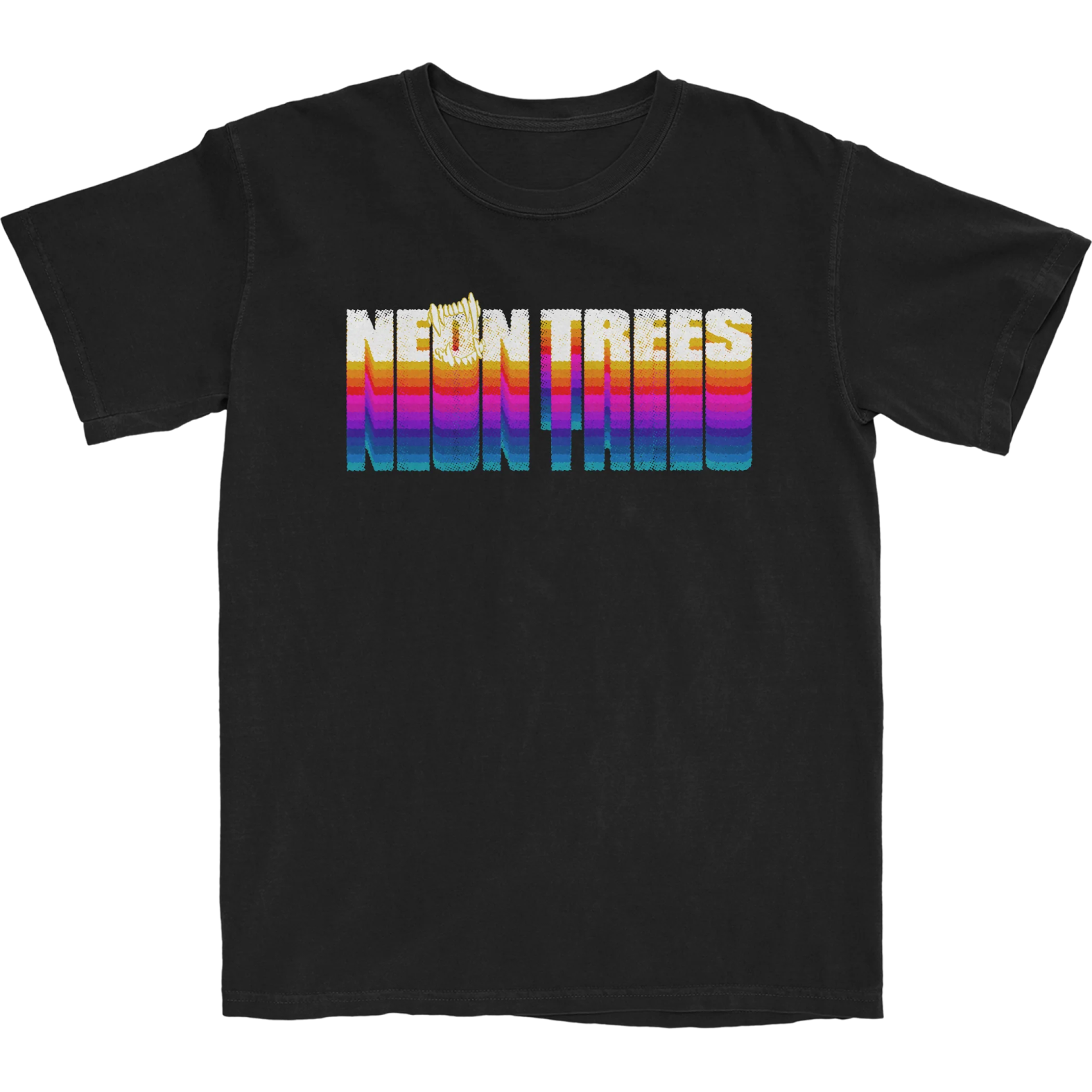 a black t - shirt with the word'north'printed on it