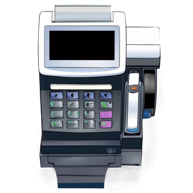 a machine that is sitting on a white surface