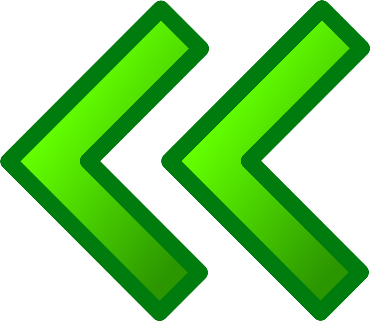 a green arrow icon on a white background
