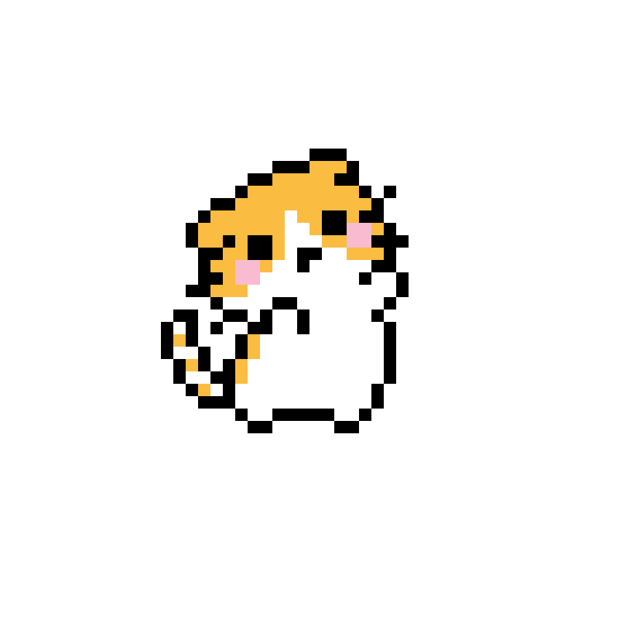an image of the face of a man in pixel style
