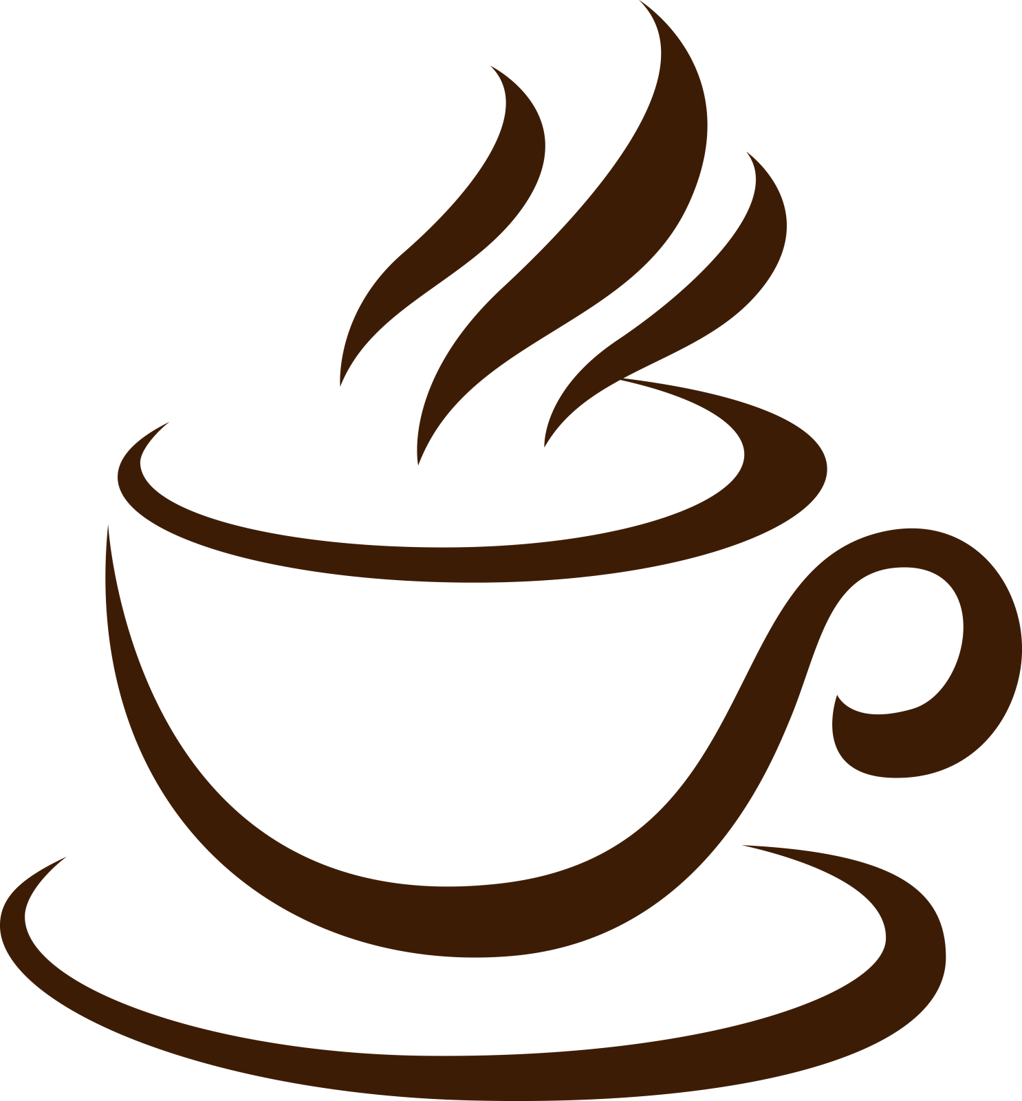 a cup of coffee on a white background