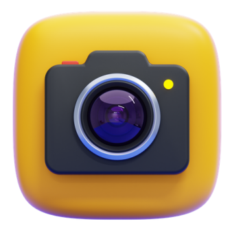 an image of a yellow and black camera
