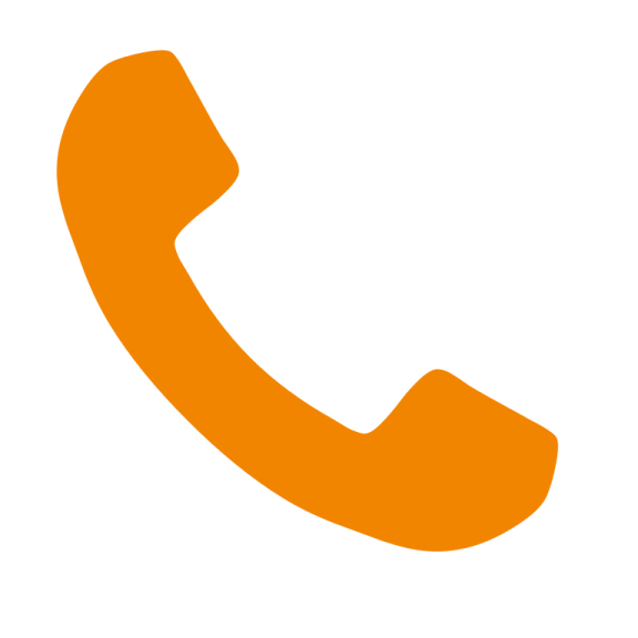 an orange phone icon
