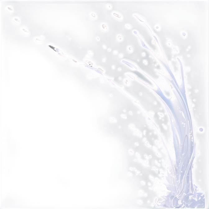 a white background with water and bubbles