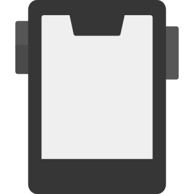 a black and white icon of a phone