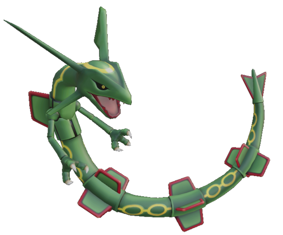an image of a green and yellow pokemon