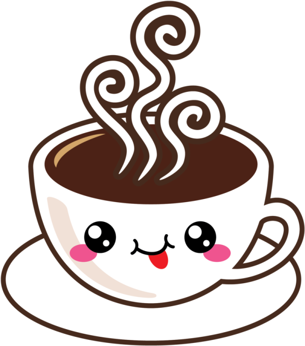 a cup of coffee with a smiling face