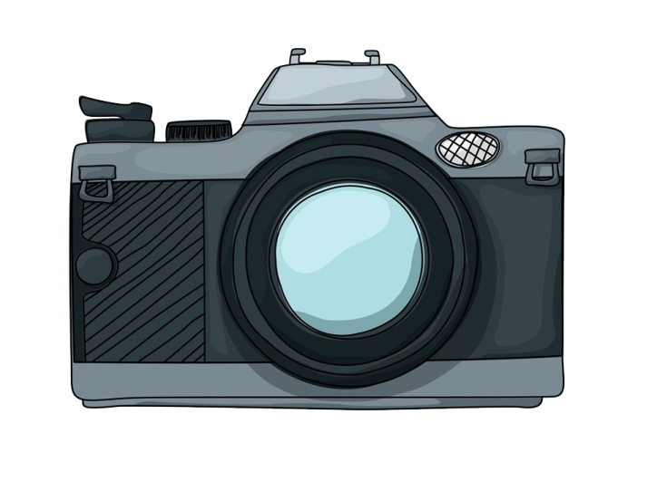 a camera on a white background