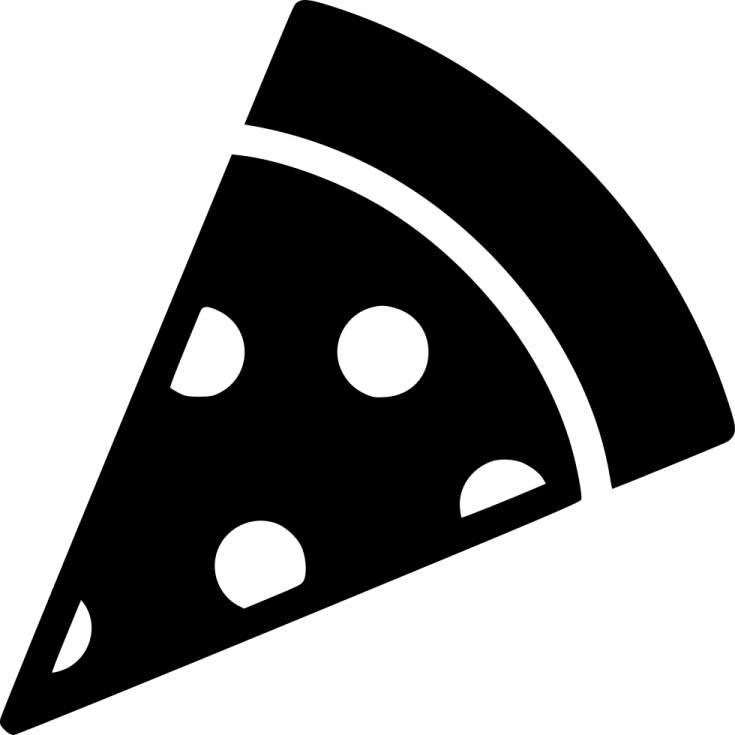 a slice of pizza icon