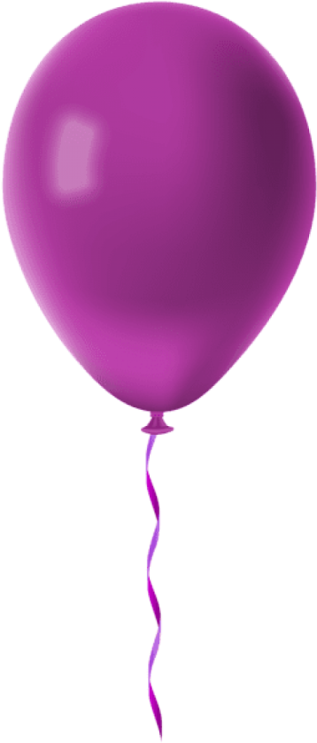 the balloon is purple