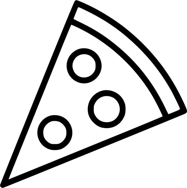 a slice of pizza icon