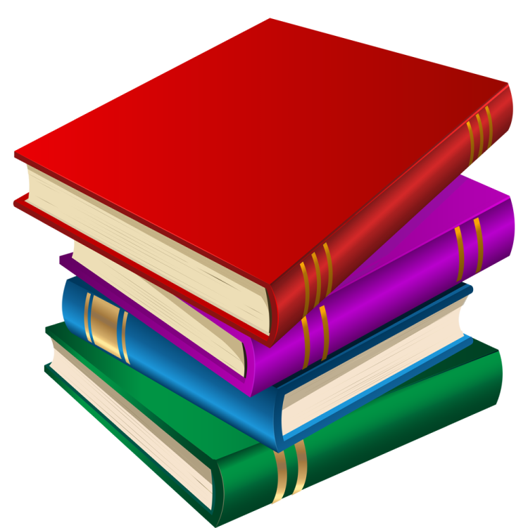 a stack of books