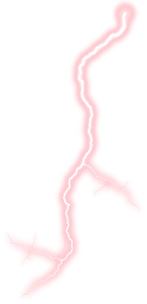 lightning on a white background