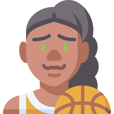 a woman with green eyes holding a basketball ball