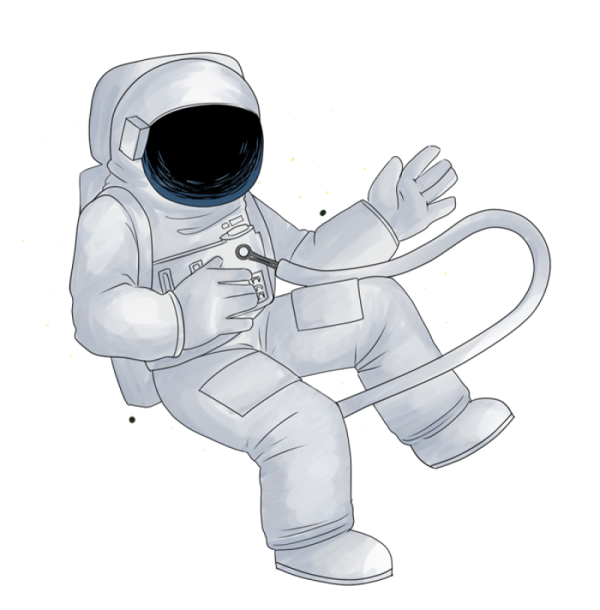 an astronaut in a spacesuit