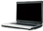 a laptop computer sitting on top of a table