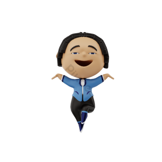 a cartoon figure of a man in a suit and tie