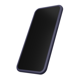 the back of a black iphone case