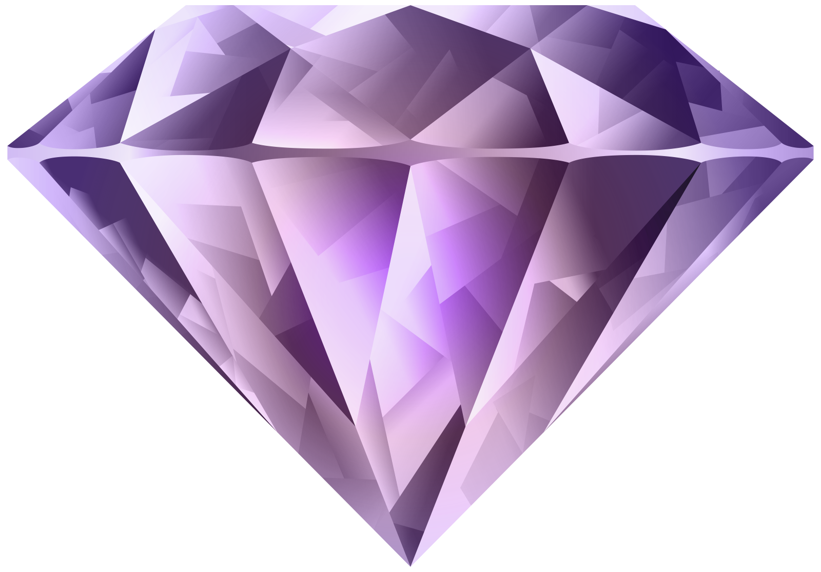 an illustration of a purple diamond