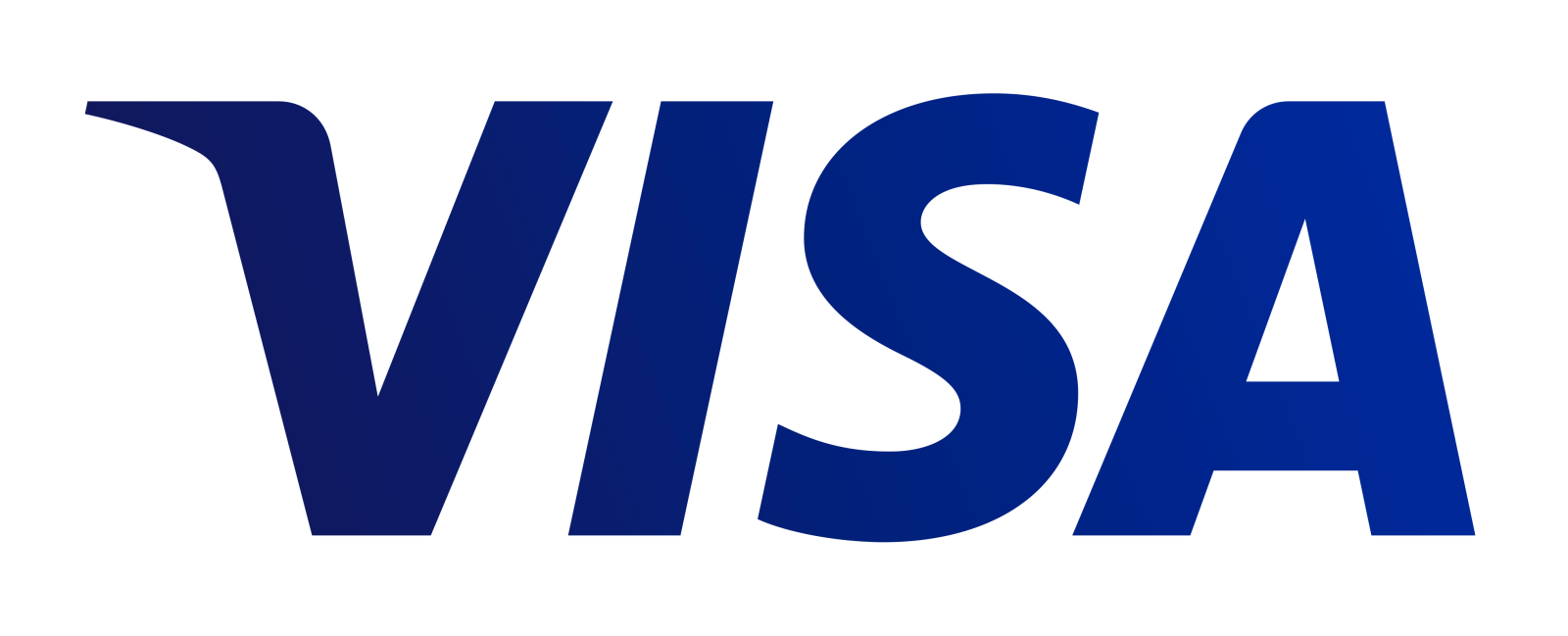 the visa logo on a white background