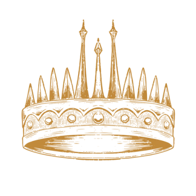 a crown on a white background