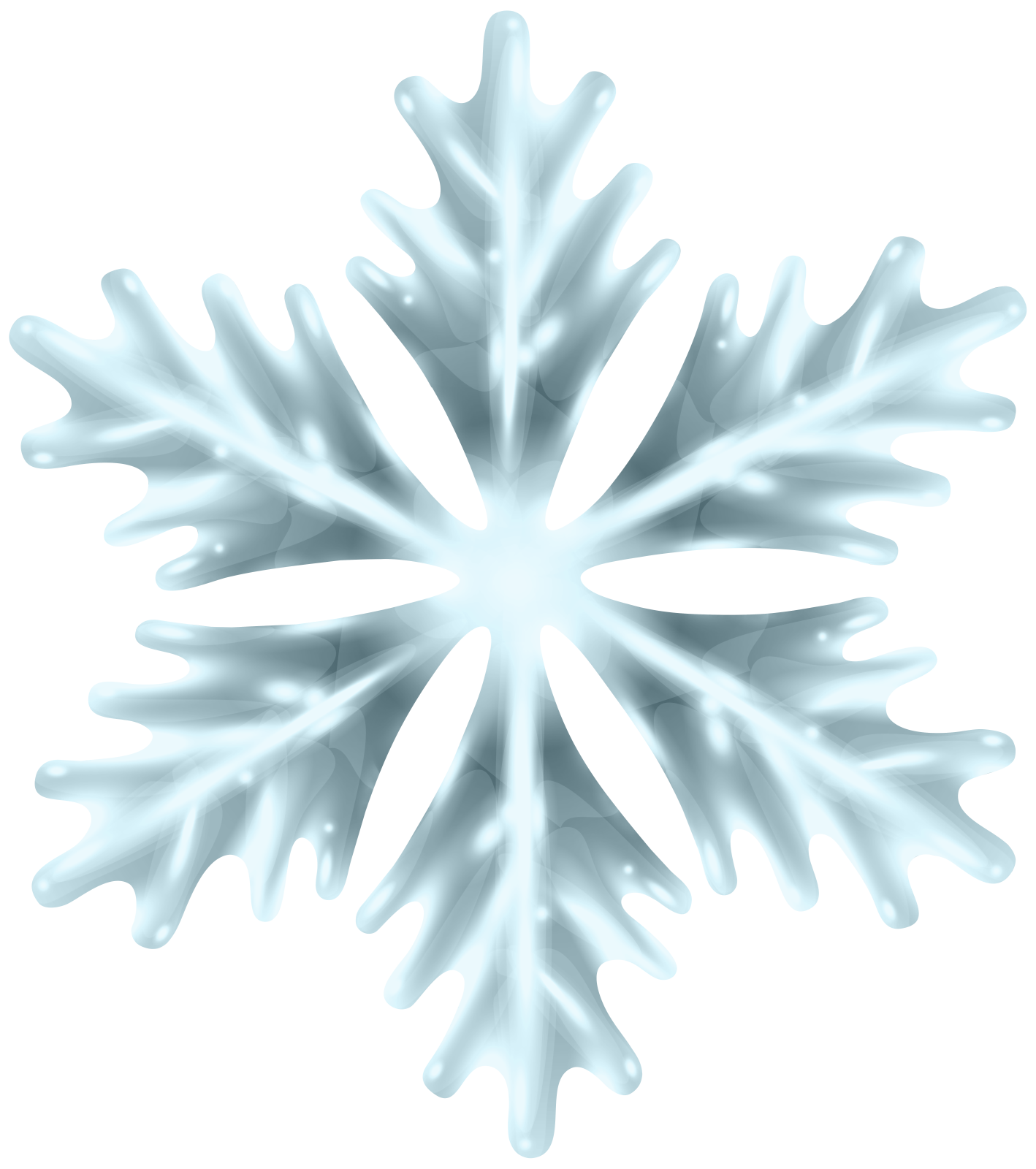 a snowflake on a white background
