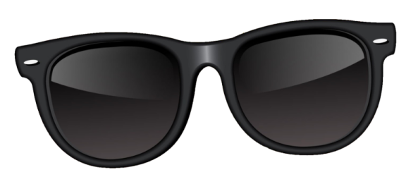 a pair of sunglasses on a white background