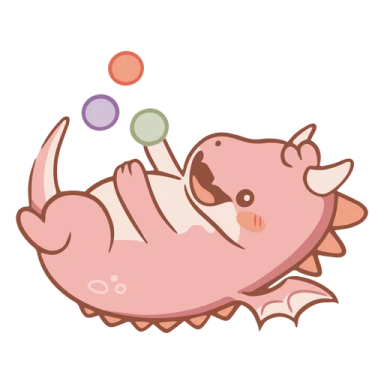 an illustration of a pig playing with a ball
