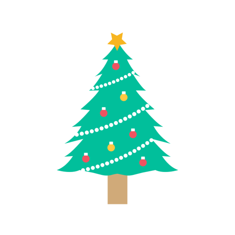 a christmas tree with ornaments on it