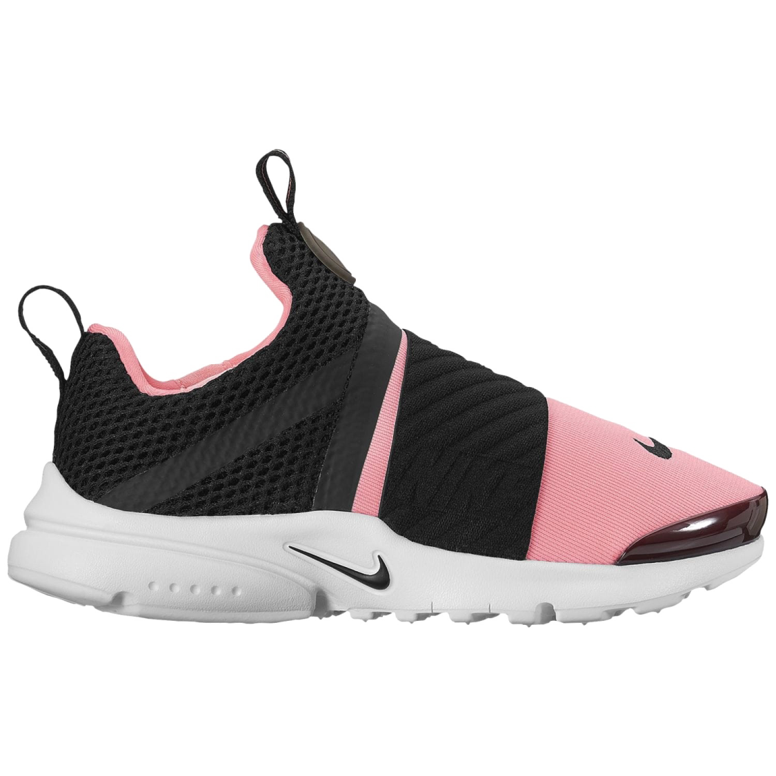 nike women's air preride running shoes - black / pink