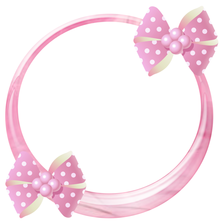 a pink bow headband with white polka dots