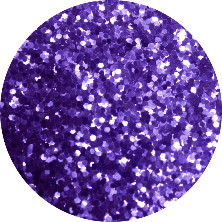 a purple glitter in a circle