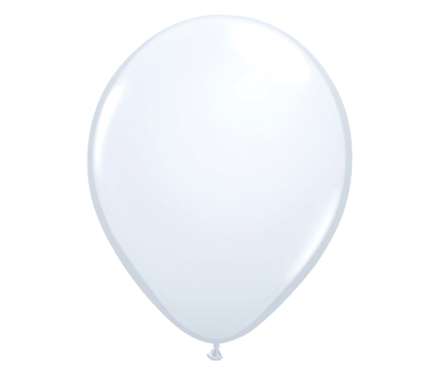 a white balloon is shown in this image