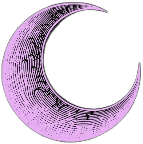 a drawing of the moon