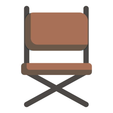 a brown and black office chair