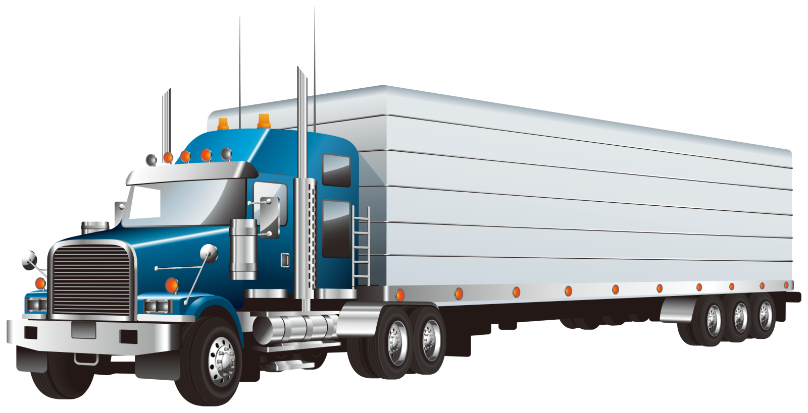 a truck with a trailer on the back
