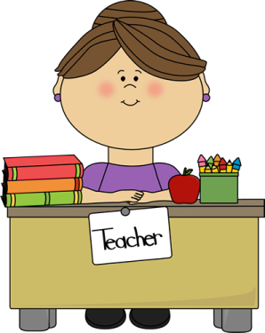 a girl sitting at her desk with books and an apple