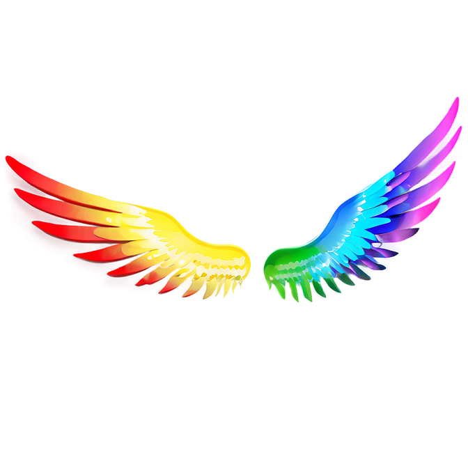 an image of a rainbow colored bird