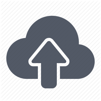 a cloud with an arrow icon