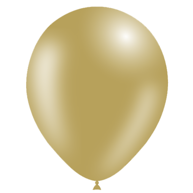 a gold balloon