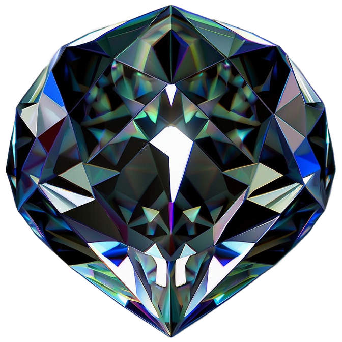 a diamond on a white background