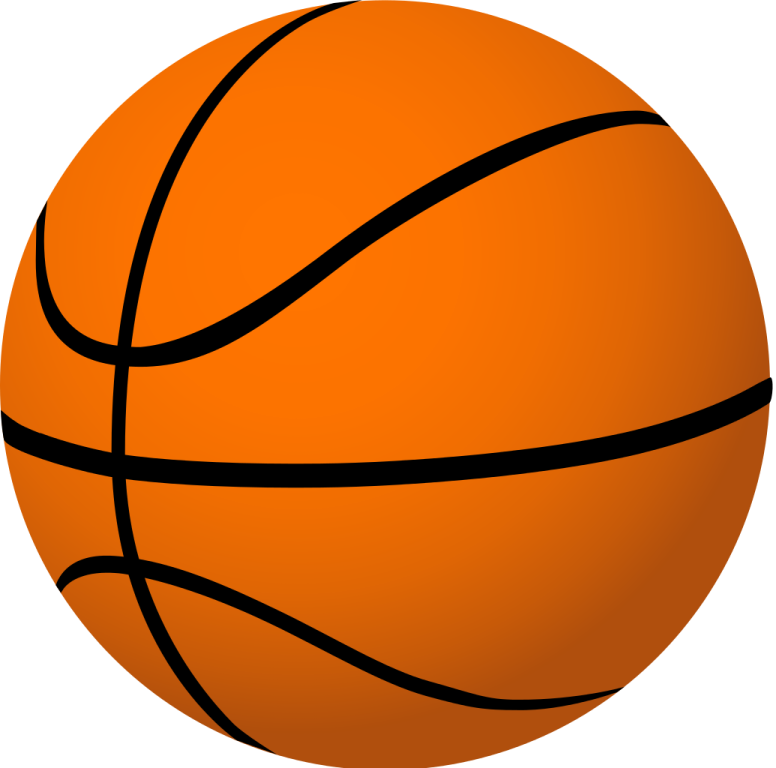 a basketball ball on a white background