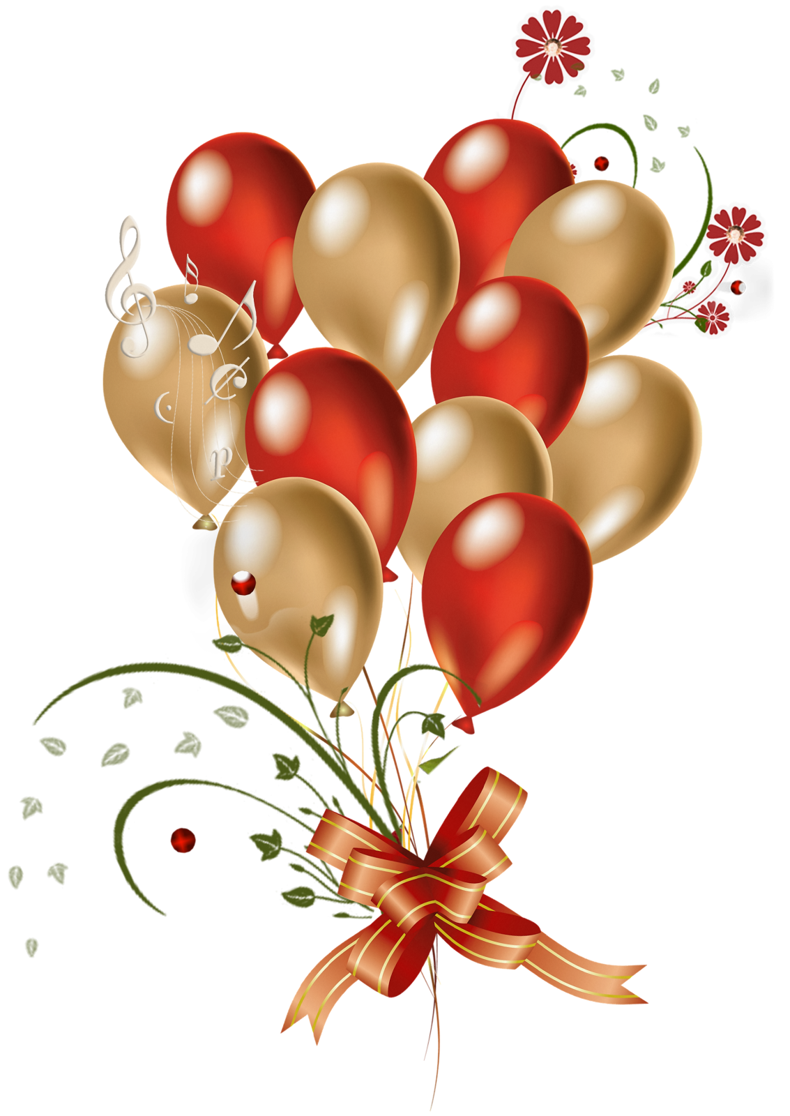 a bunch of balloons on a white background