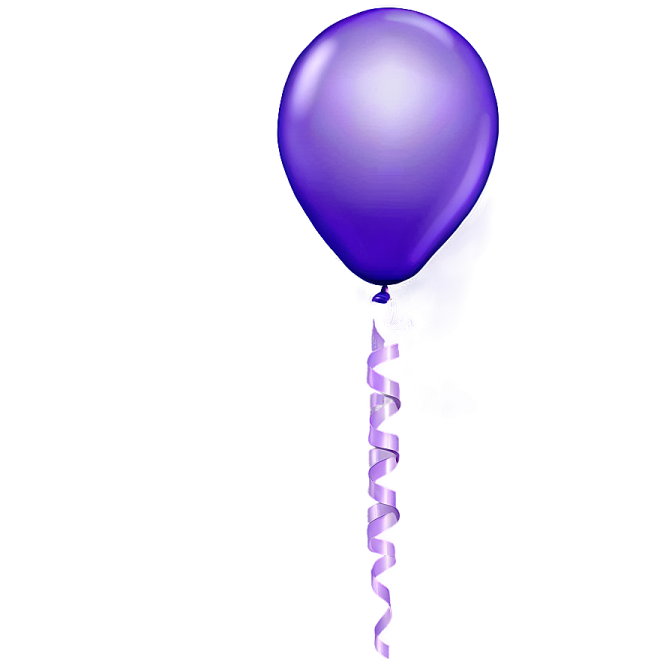 the balloon is purple