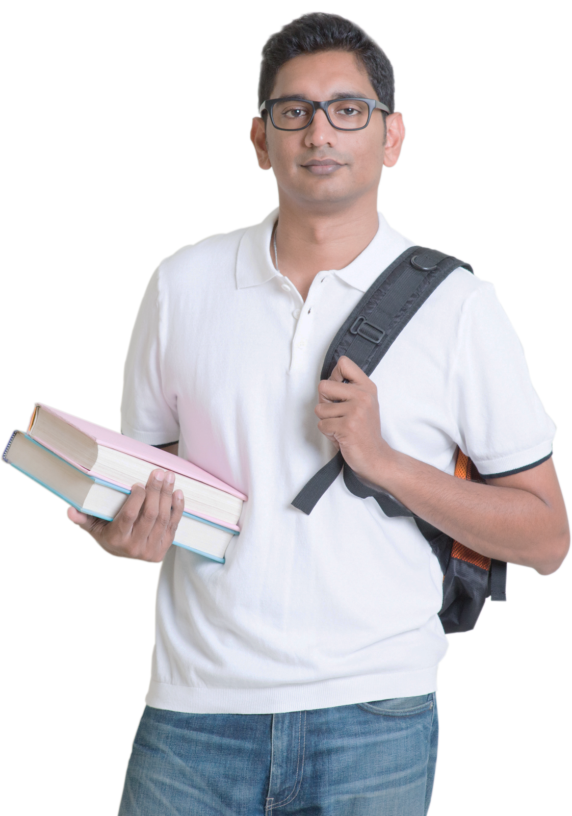 man holding a book
