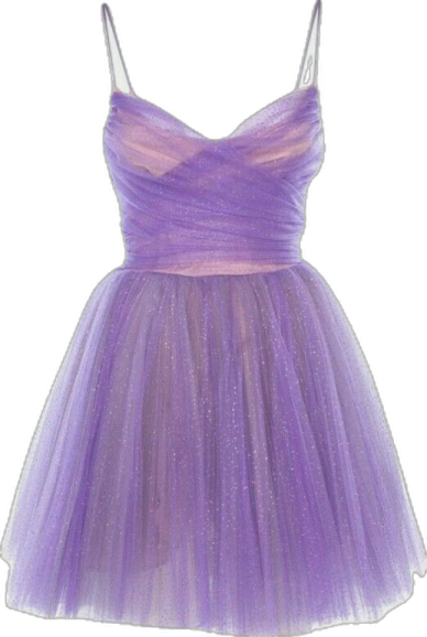 a purple dress on a white background